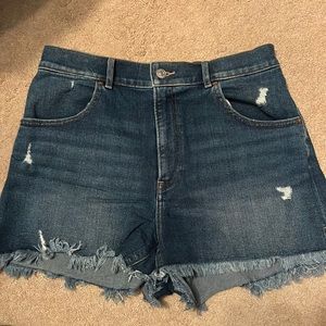 NWOT SUPER High Rise Mom Shorts